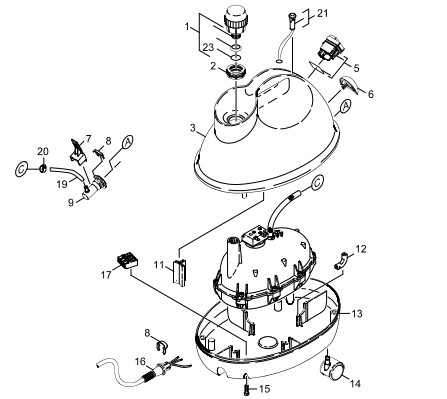 KARCHER K1102 Parts list